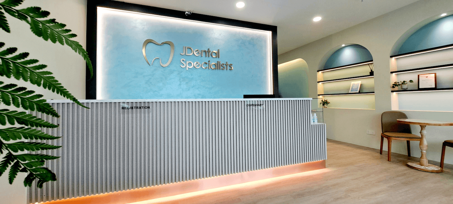JDental Specialists reception area